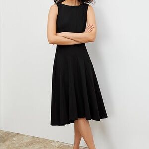 Banana Republic Elegant Boat Neck Midi Dress
